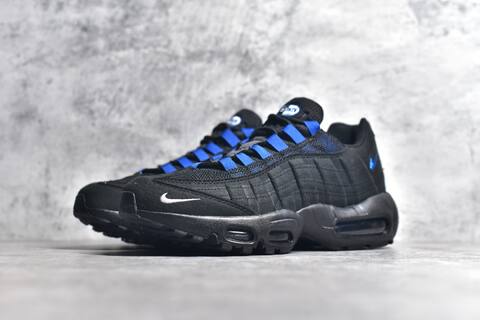 Nike Air Max 95 Black Royal Blue Silver Sneaker (BS-59624)