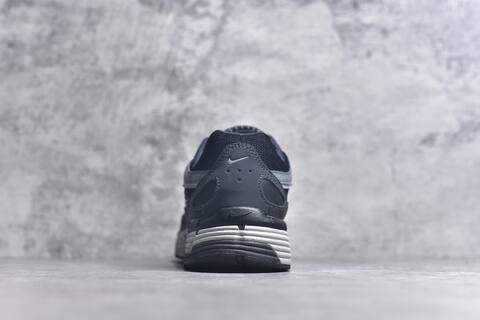 Nike P-6000 Black Grey White Running Shoe (BS-59677)