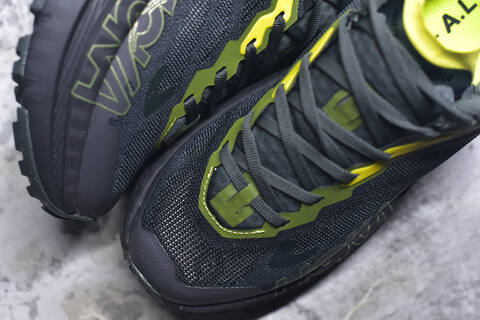 HOKA ONE ONE Mafate X Dark Grey Neon Yellow Black Trail Shoe Trail Running Sneakers (BS-59810)
