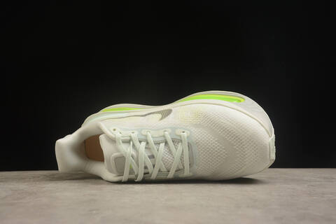Nike Vomero Premium White Beige Orange Neon Green Running Shoe (BS-59712)