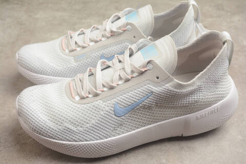 Nike Free Run White Running Shoe (BS-59466)