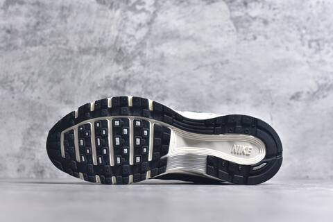 Nike P-6000 Metallic Silver White Black Sail Running Shoe (BS-59673)