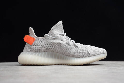 Yeezy 350 V2 Light Grey Orange Off White Sneaker (BS-87527)