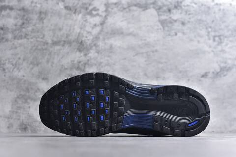 Nike P-6000 Black Royal Blue Running Shoe (BS-59666)