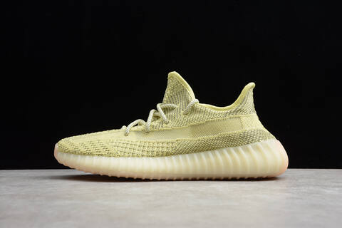Yeezy 350 V2 FV3255 Pale Yellow Grey Cream Pink Sneaker (BS-87537)