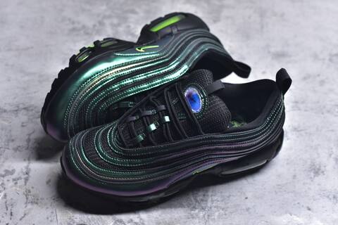 Nike Air Max 97 Black Metallic Green Volt Sneaker (BS-59632)