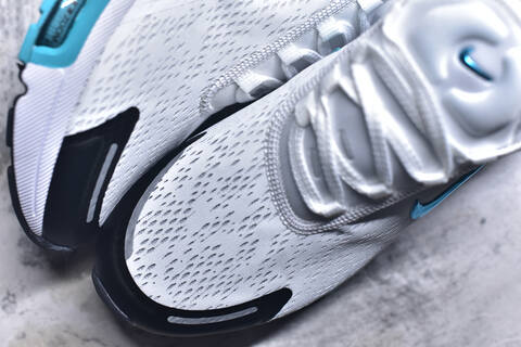 Nike Air Max 270 Premium IO9883-103 White Black Blue Grey Running Shoe (BS-59821)