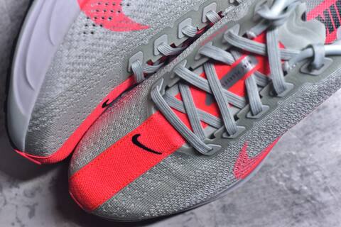 Nike REACTX PEGASUS Plus Grey Bright Pink White Black Running Shoe (BS-59551)