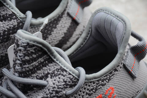 Yeezy 350 V2 AH2203 Grey Dark Grey Orange Sneaker (BS-87529)