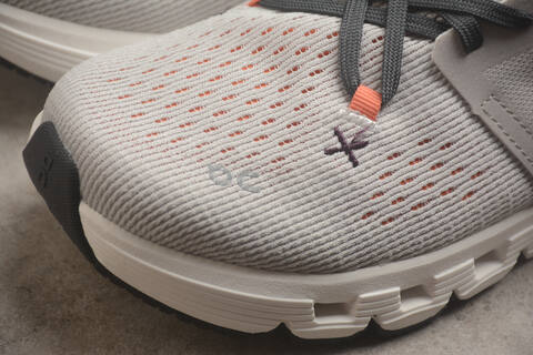 On Cloud X 4 3ME30042905 Silver Flame Orange White Gray US 7 EU 40 UK 6 5 JP 25 Running Shoe Running Sneakers - Men's (BS-59784)
