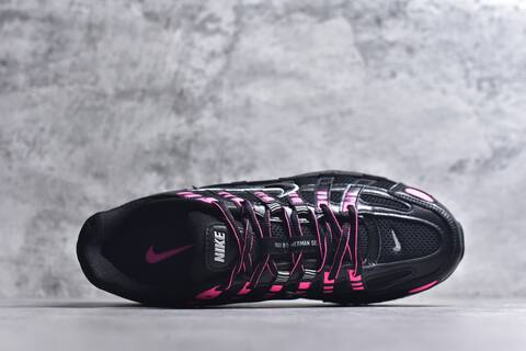 Nike P-6000 Black Pink Silver Running Shoe (BS-59667)