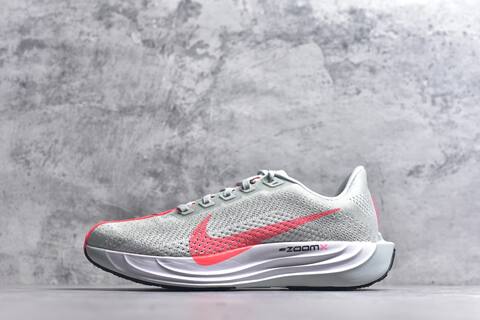 Nike REACTX PEGASUS Plus Grey Bright Pink White Black Running Shoe (BS-59551)