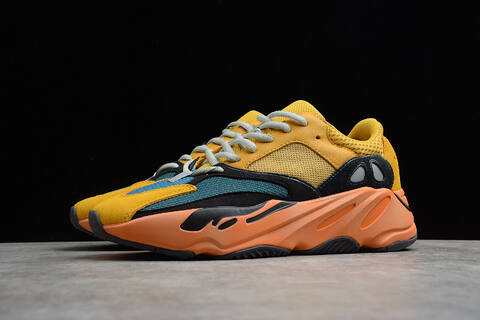 Yeezy BOOST 700 Yellow Orange Black Teal Grey Sneaker (BS-87557)