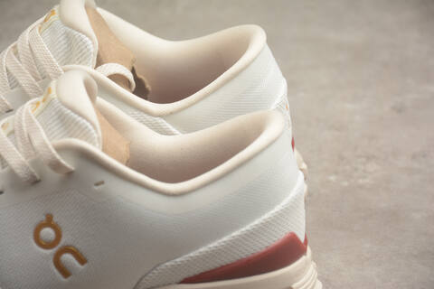 On Cloud X 4 Ivory Cream Red Gold US 8 EU 41 UK 7 5 JP 26 Running Shoe Running Sneakers - Men's (BS-59786)