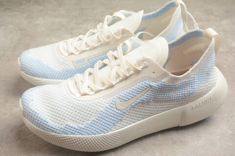 Nike Free Run Off White Light Blue Running Shoe (BS-59468)