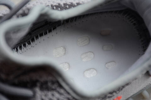 Yeezy 350 V2 AH2203 Grey Dark Grey Orange Sneaker (BS-87529)