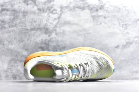 HOKA Rincon 4 White Orange Blue Neon Yellow Running Shoe Running Sneakers (BS-59409)