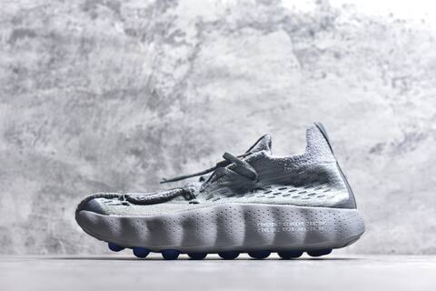 Nike Mind 002 Flyknit Fragment Design IQ8504 001 Cool Grey Royal Blue Sneaker (BS-59807)