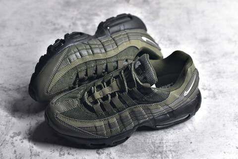Nike Air Max 95 Olive Green Black Sneaker (BS-59629)