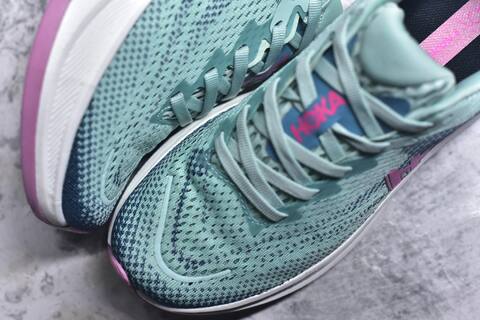HOKA Rincon 4 Mint Blue Pink White Navy Running Shoe Running Sneakers (BS-59412)