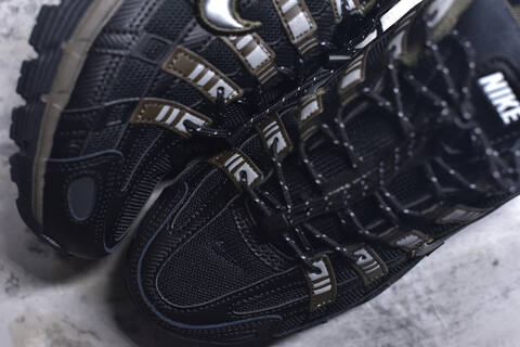 Nike P-6000 Black Olive Silver Brown Running Shoe (BS-59658)
