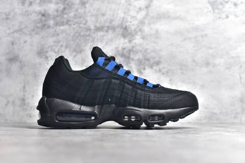 Nike Air Max 95 Black Royal Blue Silver Sneaker (BS-59624)
