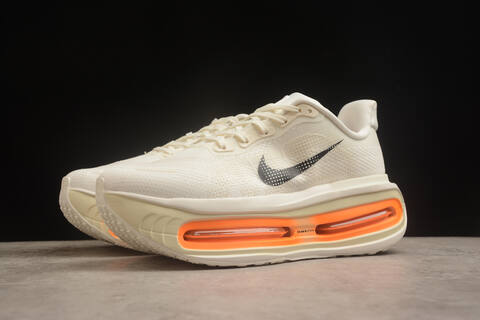 Nike Vomero Premium White Orange Blue Running Shoe (BS-59727)