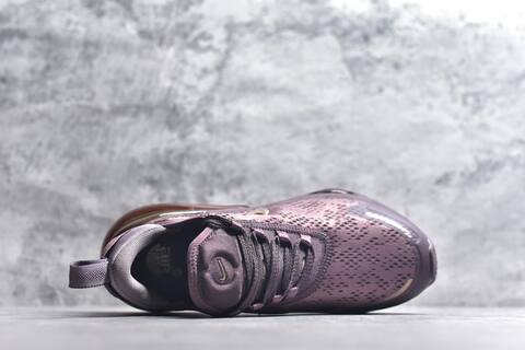 Nike Air Max 270 Premium IO9884-501 Plum Dark Purple Metallic Gold Running Shoe (BS-59815)
