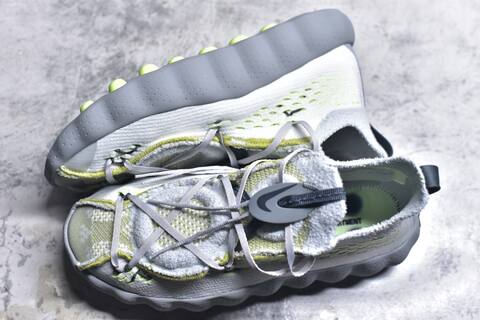 Nike Mind 002 Flyknit IR2176-100 White Grey Volt Black Running Shoe (BS-59808)