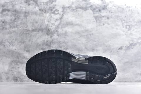 Nike P-6000 Black Dark Grey Silver Running Shoe (BS-59650)