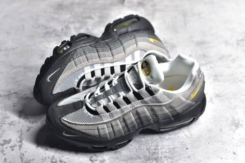 Nike Air Max 95 Grey Black White Yellow Sneaker (BS-59628)