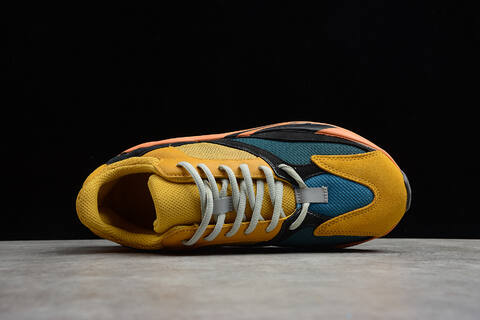 Yeezy BOOST 700 Yellow Orange Black Teal Grey Sneaker (BS-87557)