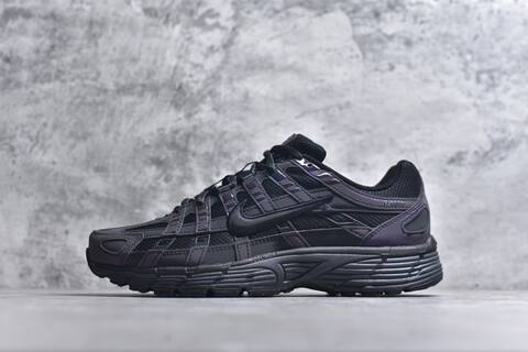 Nike P-6000 Black Iridescent Purple Volt Running Shoe (BS-59669)