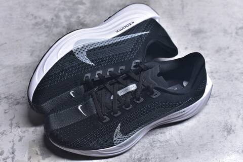Nike REACTX PEGASUS Plus Next Nature Black White Silver Running Shoe (BS-59552)