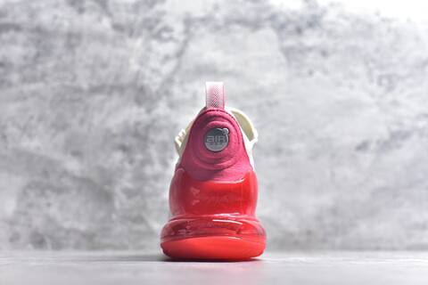 Nike Air Max 270 Premium IO9884-110 Sail White Hot Pink Running Shoe (BS-59816)