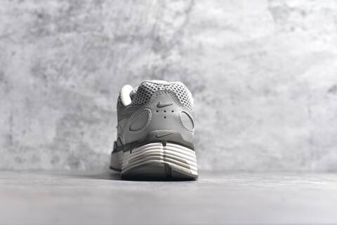 Nike P-6000 Grey White Dark Grey Running Shoe (BS-59685)