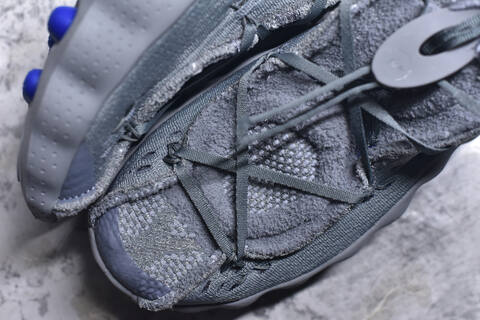 Nike Mind 002 Flyknit Fragment Design IQ8504 001 Cool Grey Royal Blue Sneaker (BS-59807)