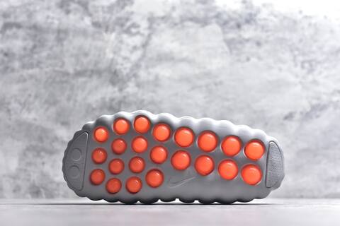 Nike NOCTA x Nike Mind 001 Concepts Light Grey Orange Silver Slides (BS-59696)