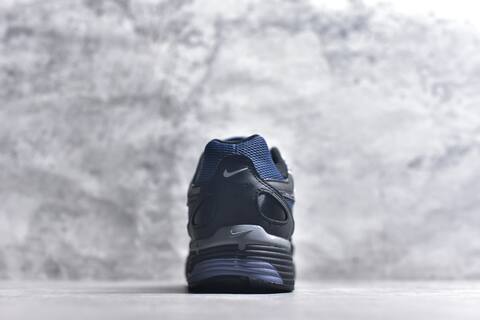 Nike P-6000 Black Blue Silver Grey Running Shoe (BS-59647)