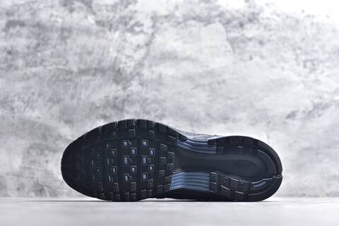 Nike P-6000 Black Blue Silver Grey Running Shoe (BS-59647)