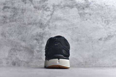 Nike P-6000 Black Gold White Gum Brown Running Shoe (BS-59661)