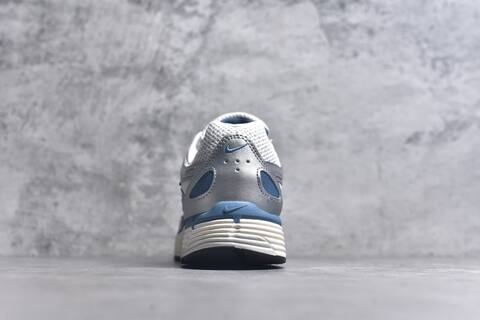 Nike P-6000 White Metallic Silver Blue Gold Running Shoe (BS-59674)