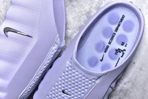 Nike Mind 001 Light Purple Silver Slides (BS-59823)