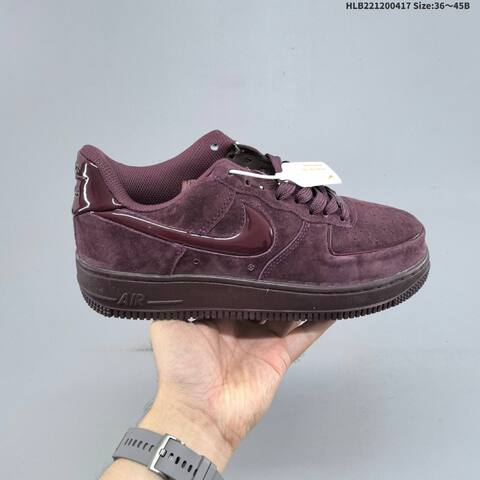 Nike Air Force 1 07 Deep Burgundy Dark Maroon EU 36-45 Sneaker - Unisex (BS-60684)