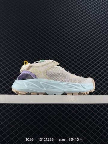 HOKA ONE ONE Hopara 2 Beige Light Blue Purple Mint Yellow EU 36-40 Trail Shoe Trail Running Sneakers - Unisex (BS-86407)