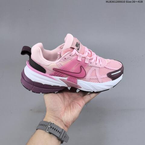 Nike V2K Run Light Pink Dark Pink Purple White Black EU 36-41 Running Shoe - Unisex (BS-59883)