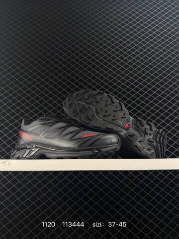 Salomon XT-6 Dark Grey Black Red EU 37-45 Trail Shoe Trail Running Sneakers - Unisex (BS-85923)