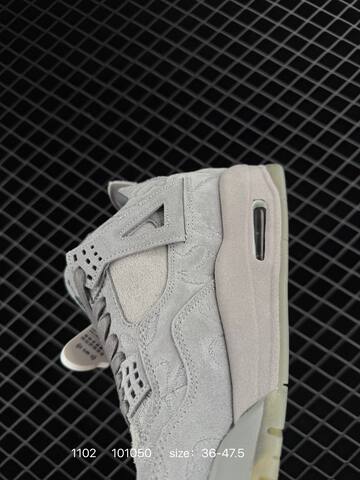 KAWS x Air Jordan 4 Kaws Cool Grey AIR JORDAN 4 Aj4 Lifestyle (BS-80370)