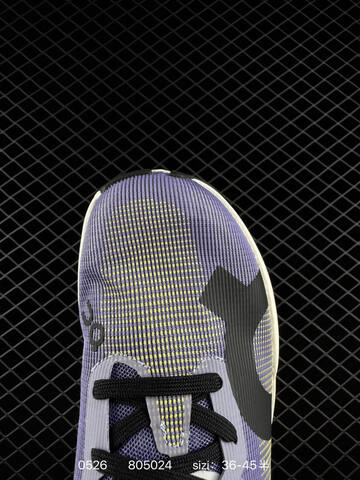 On Running Cloudboom Purple Neon Yellow Cream Black EU 36-45 Running Shoe Running Sneakers - Unisex (BS-85236)
