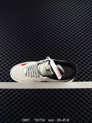 Nike Air Force 1 Low Louis Vuitton Off White Black Red EU 39-45 Sneaker - Unisex (BS-80989)